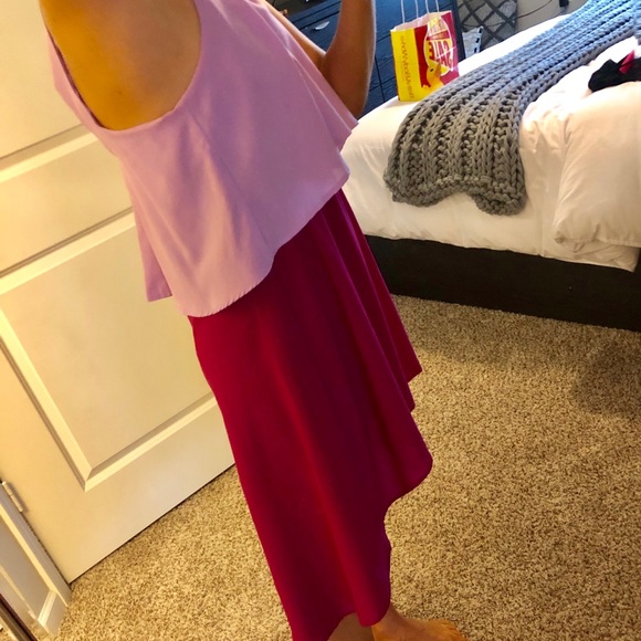 Two toned high low dress - Picture 6 of 8